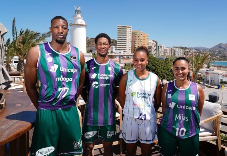 El Unicaja CB presenta su nueva equipación para la próxima temporada que viene